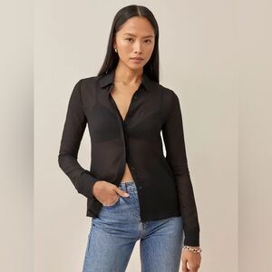 NWT Reformation Violet Blouse